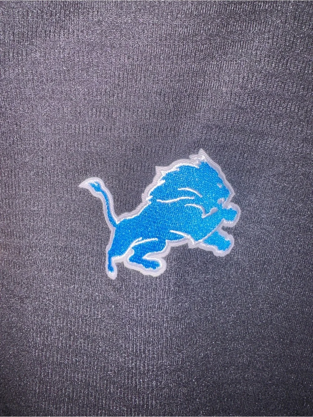 Detroit Lions Antigua Polo Shirt Men’s XL Black Performance Golf NFL Avalon